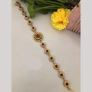 FS Collection Gold Plated Kundan Stone And Pearls Sheeshphool