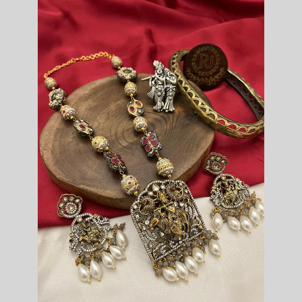 FS Collection Gold Plated Necklace Set