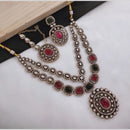 FS Collection Gold Plated Necklace Set