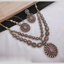 FS Collection Gold Plated Necklace Set