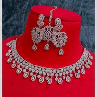 FS Collection American Diamond Necklace Set