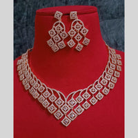 FS Collection American Diamond Necklace Set