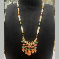 FS Collection Gold Plated Pearl Necklace Set