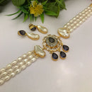 FS Collection Gold Plated Necklace Set