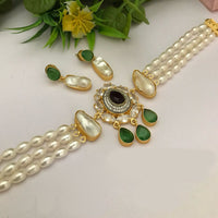 FS Collection Gold Plated Necklace Set