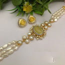 FS Collection Gold Plated Necklace Set