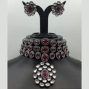 FS Collection Kundan Stone Choker Necklace Set