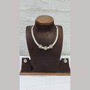 FS Collection Elegant Pearl and Austrian Stone Necklace Set