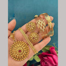 FS Collection Gold Plated Pota Stone Jewelry Combo