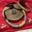 FS Collection 2-Tone Plated Necklace Set