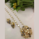 FS Collection Gold Plated Pearl Necklace Set