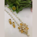 FS Collection Gold Plated Pearl Necklace Set