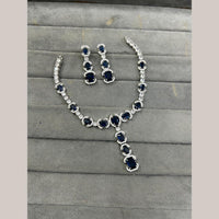 FS Collection American Diamond Necklace Set