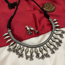 FS Collection Oxidized Plated Necklace Set