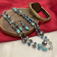FS Collection Beads Multi Layer Long Necklace Set
