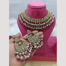 FS Collection Necklace Set with Austrian Crystal Stone and Matching Earrings