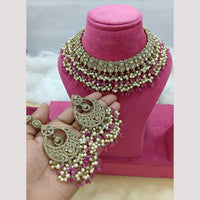 FS Collection Necklace Set with Austrian Crystal Stone and Matching Earrings