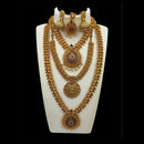 FS Collection Pota Stone Necklace Combo Set