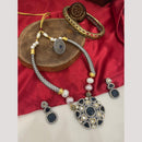 FS Collection 2 Tone Pota Stone Necklace Set