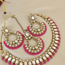 FS Collection  Elegant Beaded Crystal Stone And Beads Necklace Set