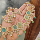 FS Collection  Elegant Beaded Crystal Stone And Beads Necklace Set