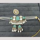 FS Collection Designer Mother of Pearl Beaded Choker Necklace Set
