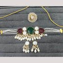FS Collection Designer Mother of Pearl Beaded Choker Necklace Set