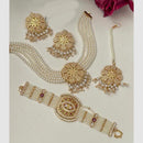 FS Collection Royal Austrian Stone And Pearl Jewellery Combo Set