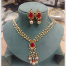FS Collection Multi Layer Pearl Necklace Set