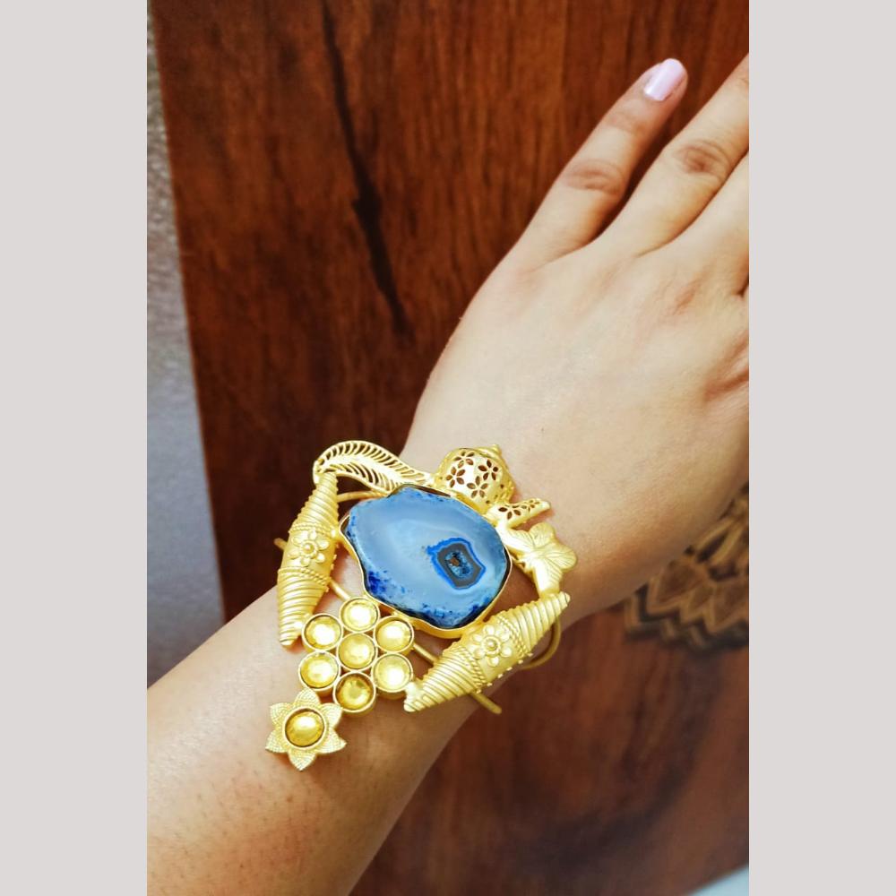 FS Collection Unique Artistic Blue Gemstone Bracelet 