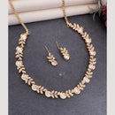 FS Collection Glam Gold – Austrian Stone Necklace Set That Shines Bright