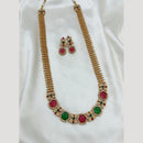 FS Collection Premium Austrian Stone And Pota Design Necklace Set