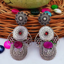 FS Collection Traditional Oxidised Dangle Earrings for Traditional & Modern Looks
