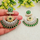 FS Collection Elegant Pota Stone Dangle Earrings for Women & Girls