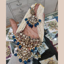 FS Collection Elegante Kundan And Pearl Long Necklace Set For Every Occassions