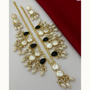 FS Collection Royal Monalisa And Mother Of Pearl Choker Necklace Set 