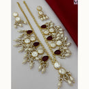 FS Collection Royal Monalisa And Mother Of Pearl Choker Necklace Set