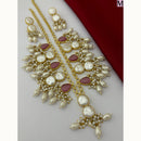 FS Collection Royal Monalisa And Mother Of Pearl Choker Necklace Set