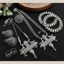 FS Collection Beautiful Oxidised Jewellery Combo Set For Navratri Occassions