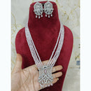 FS Collection Shiny Sparkling American Diamond Necklace Set