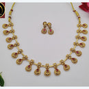 FS Collection Traditional Pota Stone Necklace Set For Wedding And Festive Wear