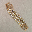 FS Collection Royal Kundan and Pearl Multi-Strand Bracelet