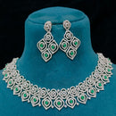 FS Collection Designer American Diamond Necklace Set