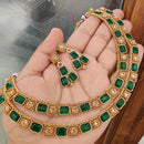 FS Collection Royal Crystal Stone Designer Necklace Set