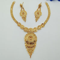 FS Collection Royal Forming Meenakari Designer Necklace Set