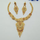 FS Collection Royal Forming Meenakari Designer Necklace Set