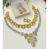 FS Collection Glamorous American Diamond Combo Set