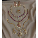 FS Collection Luxury Pota Stone And Austrian Party Wear Combo Set