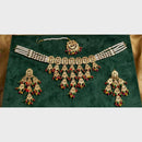 FS Collection Ethnic Design Beads And Pearl Choker Necklace Set