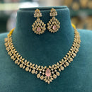 FS Collection Royal Look American Daimond And Austrian Stone Necklace Set